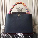 Louis vuitton original leather capuniness 41814 black JH00543Kt71