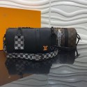 Louis vuitton original leather Monogram Canvas M45652 black JH00356gB51