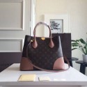 louis vuitton original Leather Monogram Canvas Tote Bag M41596 pink JH00492Oj66