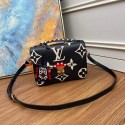 Louis vuitton original LV CRAFTY POCHETTE METIS M45384 black JH00409JM27