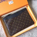 Louis vuitton original Monogram Canvas DAILY POUCH M62048 black JH01274xL57