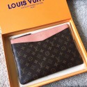 Louis vuitton original Monogram Canvas DAILY POUCH M62048 pink JH01275DO87