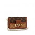 Louis Vuitton Original Monogram Canvas DAUPHINE CHAIN WALLET M68746 JH00706HM85