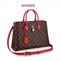 Louis vuitton original monogram canvas Flower tote 43553 red JH00243Gh26