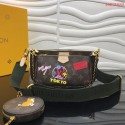 Louis Vuitton Original Monogram Canvas M44813 blackish green JH00445Aa30