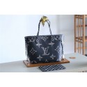 Louis Vuitton Original Monogram Canvas NEVERFULL M41177 black JH01375gs78