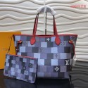 Louis vuitton original monogram canvas NEVERFULL MM M40995 blue JH00791Nk59