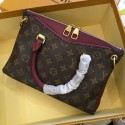 Louis Vuitton original Monogram Canvas Pallas Bag M42961 purple JH00269Fk29