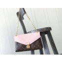 Louis Vuitton Original Monogram Canvas Pallas Chain M41201 pink JH00402yn71