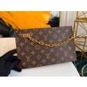 Louis Vuitton Original Monogram Canvas Zipper Clutch bag M44388 JH00748KY38