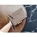 Louis Vuitton Original Monogram Empreinte Clutch bag MELANIE M68705 grey JH00584zr86