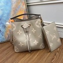 Louis Vuitton Original Monogram Empreinte NEONOE M45497 GREY JH00384dV68