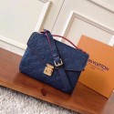 Louis Vuitton original Monogram Empreinte Tote Bag M41486 Blue JH00665Ea63
