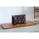 Louis Vuitton Original POCHETTE DOUBLE ZIP M63905 black JH01314dC47