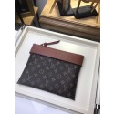 Louis vuitton original POCHETTE TUILERIES M64035 brown JH01721aT18