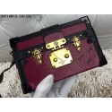 Louis Vuitton Petite Malle Epi Leather Bag 94219 Burgundy JH01148Sy67