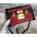 Louis Vuitton Petite Malle Epi Leather Bag 94219 Red JH01149BV46