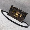 Louis Vuitton Petite Malle Monogram Canvas Bag 40273 black JH00686Nu37