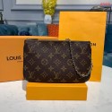Louis Vuitton POCHETTE DOUBLE ZIP Chain bag M63905 JH00640ZL98
