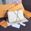 Louis Vuitton POCHETTE DOUBLE ZIP M63919 white JH01238oN21