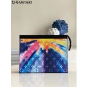 Louis Vuitton POCHETTE VOYAGE MM M61692 blue JH00035fm32