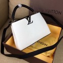 Louis Vuitton Taurillon Leather Capucines BB M90938 White JH00908zp53