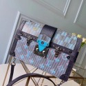 Louis Vuitton Trunk Clutch Original Leather Bag M55456 Blue JH00804DV39