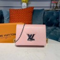 Louis Vuitton TWIST BELT CHAIN WALLET M68559 pink JH00683fw56