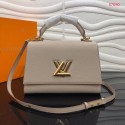 Louis vuitton TWIST ONE HANDLE MM M57090 Greige JH00279sz95