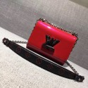 louis vuitton TWIST Original leather Shoulder Bag 50273 red JH00641mD58