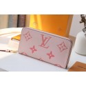 Louis Vuitton ZIPPY WALLET M80403 pink JH00169ty35