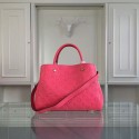 Luxury Louis Vuitton Monogram Empreinte Montaigne MM 41060 pink JH00880vA83