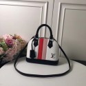 Luxury Louis Vuitton original Epi leather ALMA BB M51961 white JH01892hU18