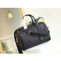 Luxury Louis vuitton original monogram empreinte speedy M42395 black JH00289ze26