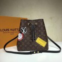 Luxury Louis vuitton original NEONOE MY LV WORLD TOUR P01072 black JH01658NG76