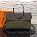 Luxury Louis vuitton ROBUSTO BRIEFCASE M30591 Khaki Green JH00299Zu29