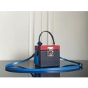 Luxury Replica Louis Vuitton original Epi Leather BLEECKER BOX M52466 Indigo&Coquelicot Red JH01613Dg53
