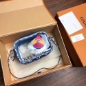 New Louis Vuitton Monogram M67611 blue JH01158Dx33