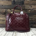 Replica 1:1 Louis vuiton monogram vernis leathr alma PM M91444 Terre d ombre(original leather) JH01144YC47