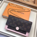 Replica 1:1 Louis Vuitton Monogram Canvas FLORE Chain Wallet M67405 pink JH01409td34