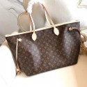 Replica 1:1 Louis Vuitton Monogram Canvas Original NEVERFULL GM M40990 red JH01999td34