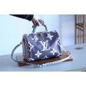 Replica AAAAA Louis Vuitton Monogram Canvas Speedy 30 M40391 dark blue JH01445st72