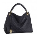Replica Hot Sell Louis Vuitton Monogram Empreinte Artsy MM M93448 Black JH01416Ix48
