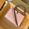 Replica Louis Vuitton CAPUCINES BB M55236 pink JH00826Ix48