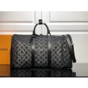 Replica Louis Vuitton KEEPALL BANDOULIERE 50 with Shoulder Strap M53971 black JH00830kq23