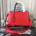 Replica Louis Vuitton KLEBER MM EPI INDIGO M51333 red JH00006Ix48