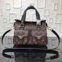Replica Louis vuitton manhattan monogram canvas handbags M43482 black JH00674qE46