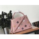 Replica Louis Vuitton mongram flowers BB M54310 pink JH00522eG43