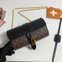 Replica Louis vuitton monogram canvas GLASSES CASE M43903 black JH01762pb70