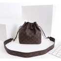 Replica Louis Vuitton Monogram Canvas NOE POUCH M43445 black JH01235XB19